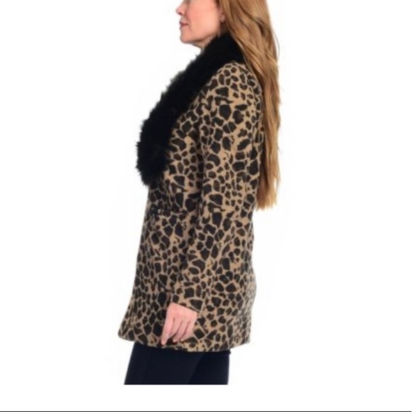 Donna Salyers Fabulous Furs Animal Print Coat Size XL - Picture 4 of 9